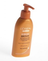 L'Oreal Sublime Bronze Self-Tanning Smooth Melting Milk Fluid 150ml