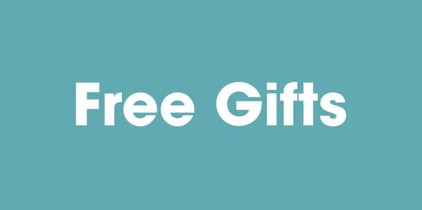 Hair-raising free gifts 
