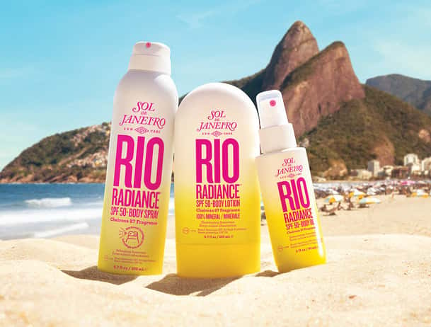 New Rio Radiance™ Sunscreen Collection.