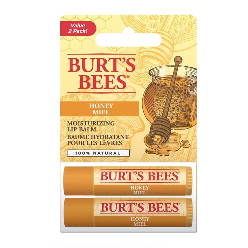 Burt's Bees 100% Natural Lip Balm Beeswax
