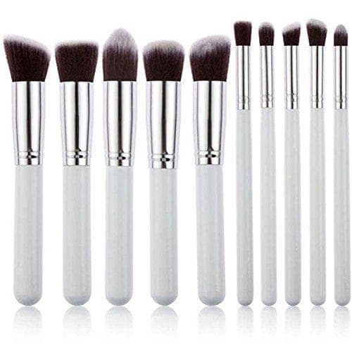Technique PRO Makeup Brush Set - White/Silver
