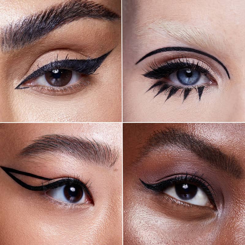 Easy graphic liner for hooded eyes 🖤💕 #easygraphicliner