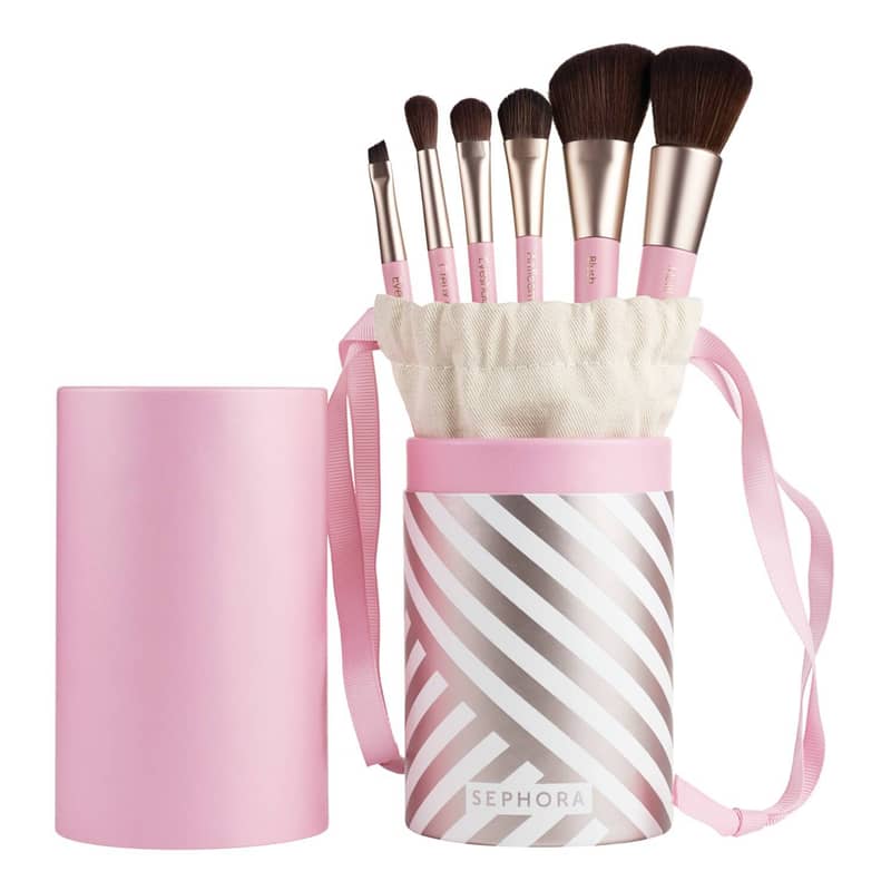 SEPHORA COLLECTION Advanced brush set - Set of 8 eye and complexion brushes 8 pieces