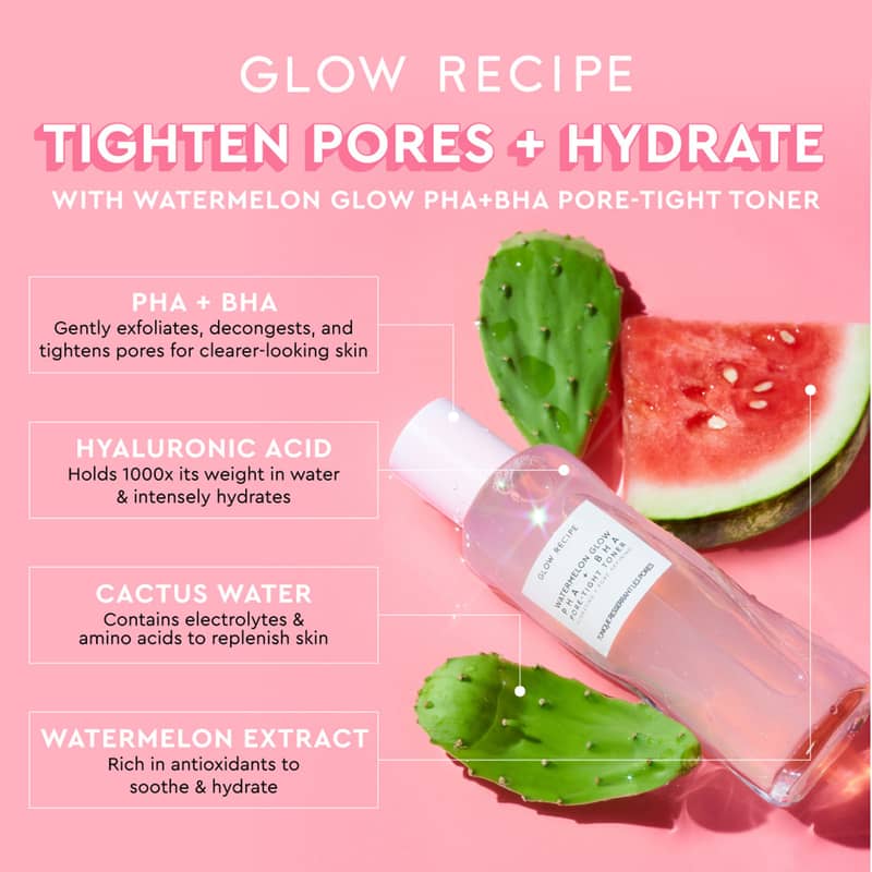 Glow Recipe Watermelon Glow PHA+BHA Pore-Tight Toner 150ml