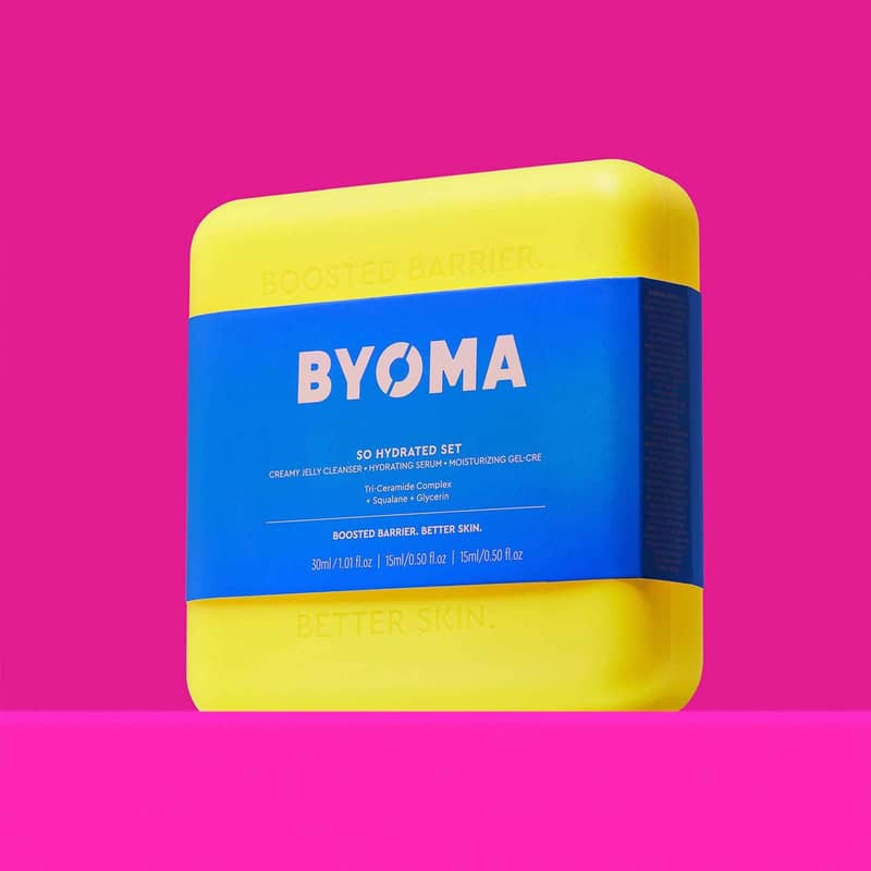  BYOMA So Hydrating Set - Barrier Repair Skincare Set - Creamy  Jelly Cleanser, Hydrating Face Serum & Ceramide Face Moisturizer for Dry  Skin - Anti Wrinkle, Alcohol Free Skin Care 