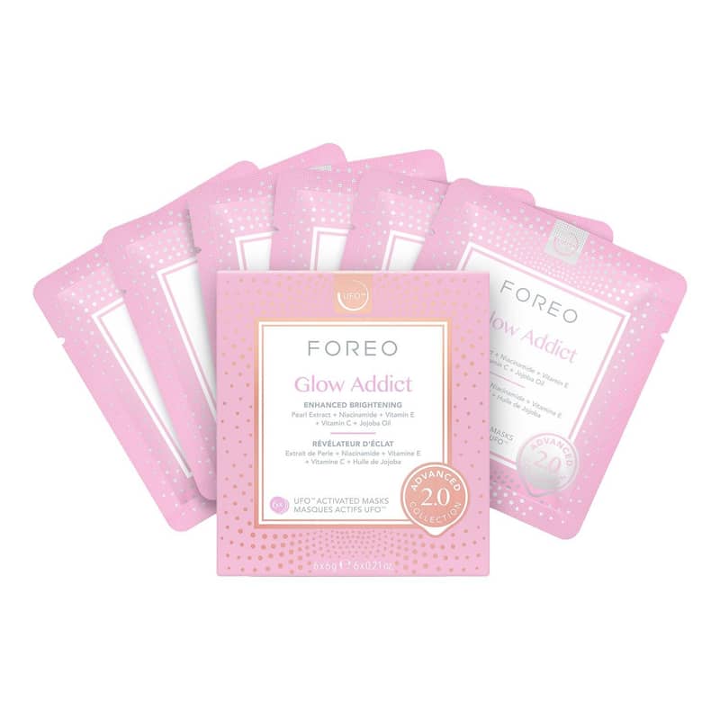 pieces - Mask Brightening 2.0 Enhanced FOREO 6 Masques Addict UFO Glow