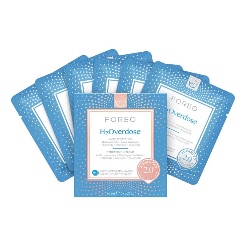 Ultra H2Overdose Mask 6 Hydrating 2.0 UFO Masks pieces - FOREO