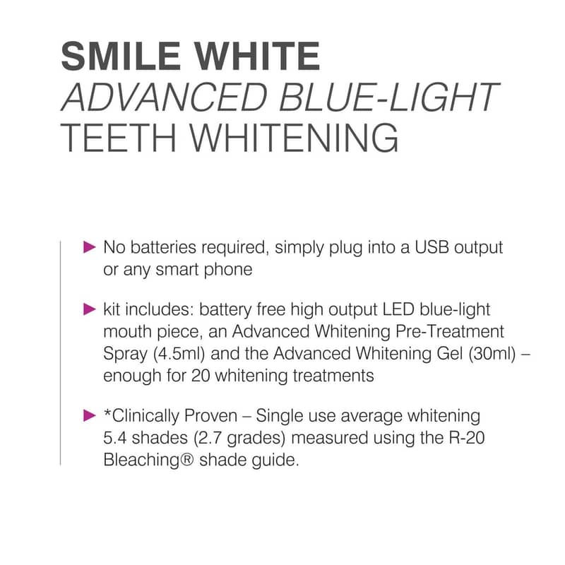 Rio Rio Smile White Advanced Blue-Light Whitening