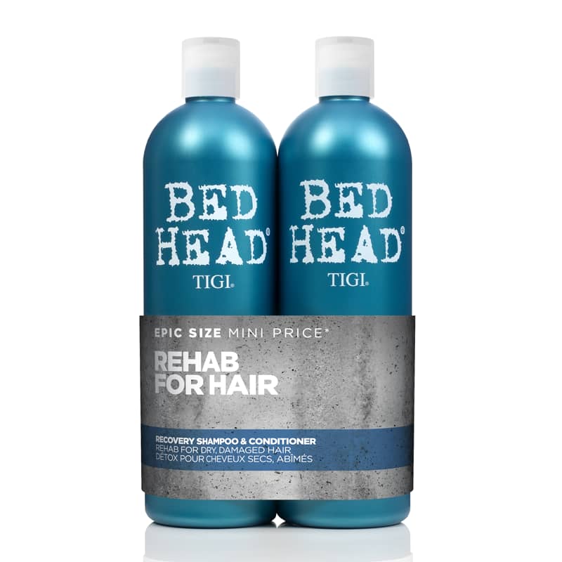 Bed by Tigi Urban Antidotes Recovery Shampoo and Conditioner for Dry Hair 2x750ml