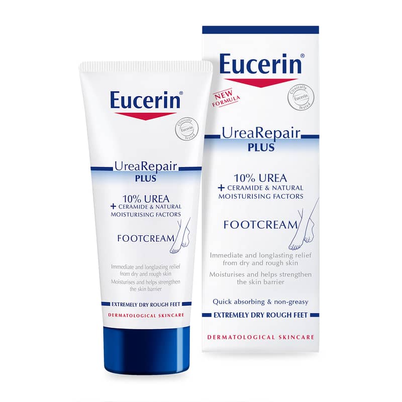 Brun forene skrue Eucerin Intensive Foot Cream 10% Urea with Lactate 100ml