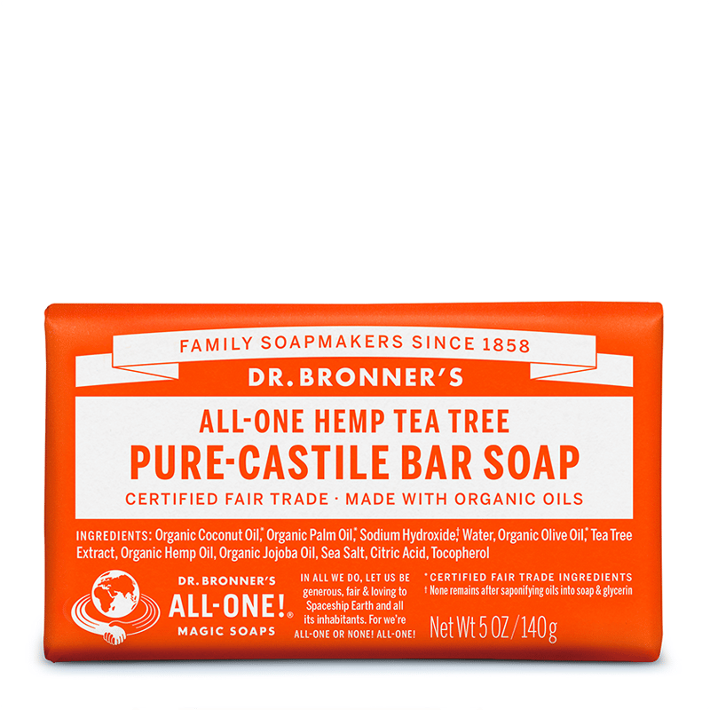 Dr. Bronner's Magic Soaps All-One Hemp Tea Tree Pure-Castile Soap
