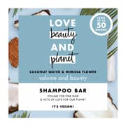 Love Beauty and Planet Volume & Bounty Coconut Water and Mimosa Flower Shampoo Bar 90g
