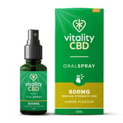 Vitality CBD Lemon Flavour Oral Spray with MCT Oil 600mg 30ml