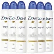 Dove Women Original Aerosol Anti-Perspirant Deodorant 250ml x6