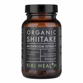 KIKI Health Organic Shiitake Extract Mushroom 60 Vegicaps
