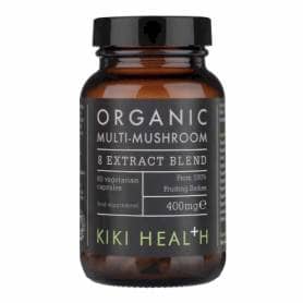 KIKI Health Organic Multi-Mushroom 8 Exctract Blend 60 Vegicaps