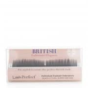 Lash Perfect British Pre-Styled Lashes (Black) - C Curl, Super Fine, Mixed Lengths 7-10mm (12 Lines)