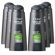 Dove Fortifying Men+Care Fresh Clean 2in1 Shampoo+Conditioner 6 x 400ml