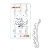 invisibobble WAVER PLUS Hair Clip Crystal Clear 3 Pack