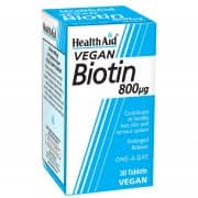 HealthAid Biotin 800ug - 30 Tablets