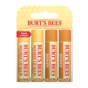 Burt&#039;s Bees&reg; 100% Natural Moisturising Lip Balm Beeswax and Honey 4 Pack
