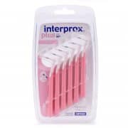 Interprox Plus Nano Interproximal Brushes Pink 0.38mm - 1 Pack Of 6