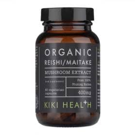 KIKI Health Organic Maitake & Reishi Extract Blend 60 Vegicaps