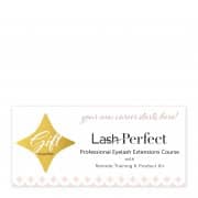 Lash Perfect Gift Voucher: Lash Perfect Professional Eyelash Extensions Course with Remote Training & Product Kit