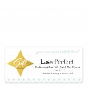 Lash Perfect Gift Voucher: Lash Perfect Lash Lift, Curl & Tint Course with Remote Training & Product Kit