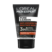 L'Oréal Paris Men Expert Pure Carbon 3 in 1 Daily Face Wash 100ml