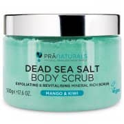 PraNaturals Dead Sea Salt Body Scrub 500g - Mango & Kiwi