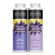 John Frieda Violet Crush Tone Correcting Purple Shampoo & Conditioner Duo