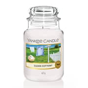Yankee Candle Original Large Jar Scented Candle Clean Cotton 623g