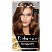 L'Oréal Paris Preference 5.3 Virginia Light Golden Brown Permanent Hair Dye 0