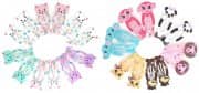 Top Kids Accessories 24x Animal Hair Clips Metal Snap Hair Clips, Baby Girls Kids Toddlers (5cm/1.97" length)
