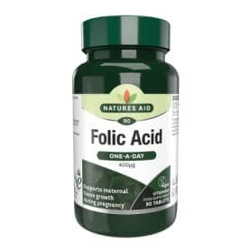 Nature's Aid Folic Acid 400ug Tablets 90