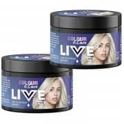 Schwarzkopf Colour & Care Live Icy Pearl 5 Minute Colouring Hair Mask 2 x 150ml