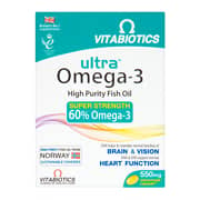 Vitabiotics Ultra Omega 3 Super Strength Capsules x 60