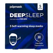 Popband London Popmask DeepSleep For Men Self-Warming Sleep Masks 5 Pack