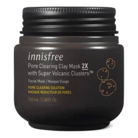 INNISFREE Pore Clearing Clay Mask 2X with Super Volcanic Clusters™ VOLCANIC PORE CLEARING MASK 2X 100ML