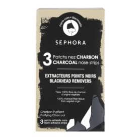 SEPHORA COLLECTION 3 Charcoal Nose Strips - Blackhead Remover 3 pieces
