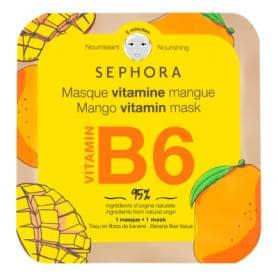 SEPHORA COLLECTION Vitamin Face Mask - Sheet Face Mask Mango face mask + vitamine B6