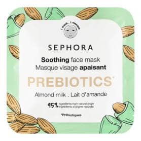 SEPHORA COLLECTION Prebiotic face masks - 6-hour moisturizing masks Soothing face mask with almond milk (1 pc)
