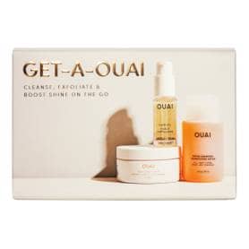 OUAI GET-A-OUAI – Cleanse, Exfoliate & Boost Shine Hair Kit