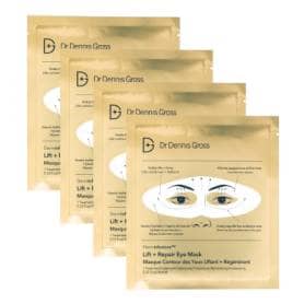DR DENNIS GROSS DermInfusions Fill + Repair Eye Mask 4 masks
