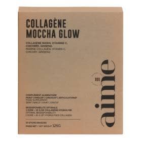 AIME Collagène Moccha Glow Food Supplement Box of 10 Sticks
