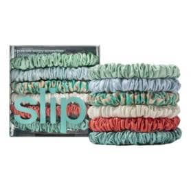 SLIP 6 slip pure silk skinny scrunchies seabreeze