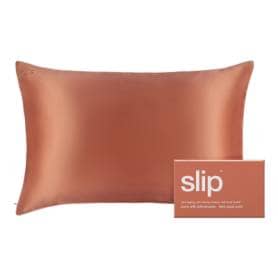 SLIP slip pure silk queen pillowcase - anti aging, anti sleep crease, anti bed head Coral