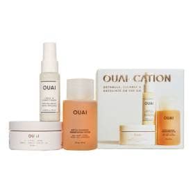 OUAI -Cation  Detangle Cleanse and Exfoliate Travel Kit