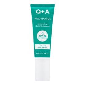 Q+A Niacinamide SPF50 Balancing Facial Sunscreen 50ml